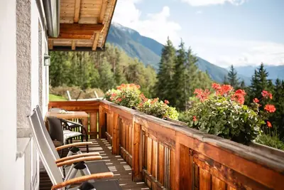 Image de Appartement 'Rieplechn App Bergblick' avec vue sur les montagnes, jardin partagé et Wi-Fi