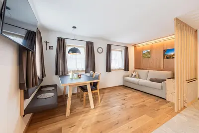 Image de Appartement 'Obermarhof Apt Almrose' avec vue sur la montagne, jardin partagé et Wi-Fi