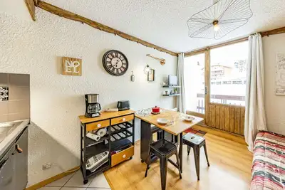 Image de Studio moderne 4 pers. pied des pistes, parking gratuit