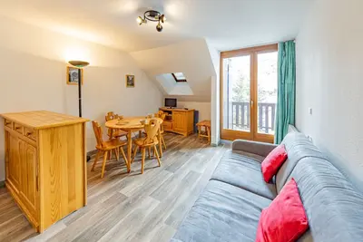 Image de Studio lumineux 4 pers. au pied des pistes