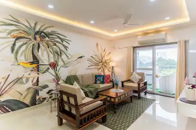 Image de 3-bedroom apartment in peaceful Udaipur with Ac, WiFi Free, Parking and Breakfast