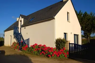 Gîte Roelan, vue sur l’océan à 700 m- Erdeven plage - studio avec mezzanine -