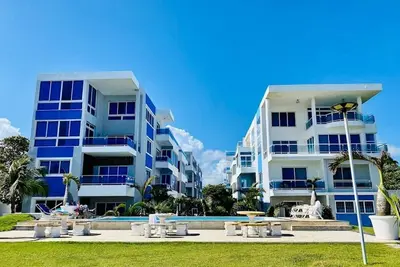 2bd beachfront residence in Cabarete, fully furnished and equipped
