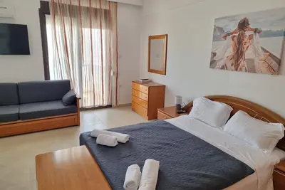 Image de Charming spacious studio in enchanting Nea Peramos, Kavala with WiFi and Ac