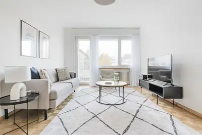 Image de Blueground | Gundeldingen 2bd apartment