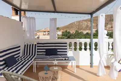 Image de Fantastique maison rurale avec vue dans la vallée de Lecrin