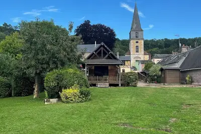 Image de Gîte Au Fil du Bec\nsitué en plein coeur du Bec-Hellouin et au pied de l'Abbaye!