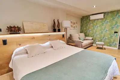Image de Chambre 'Doble Superior - Los Gigantes' avec piscine partagée, Wi-Fi et climatisation