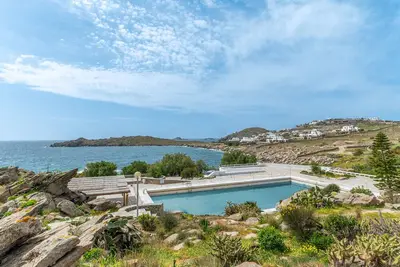 Image de Maison de vacances 'Gaia Mykonos' avec vue sur la mer, Wi-Fi et climatisation