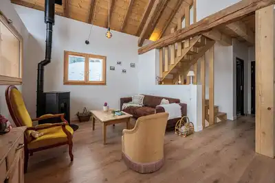 Image de Maison de vacances 'La Grange De Fernande - 8 Personnes' avec vue sur les montagnes et Wi-Fi