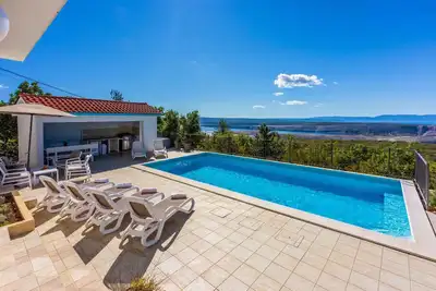 Image de Villa avec piscine extérieure et vue panoramique