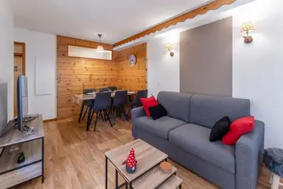 Image de Centre station, 1er étage, remise en forme, piscine, sauna, balcon, casier à ski, 37m², Les Orres