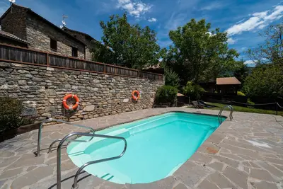 Image de Maison de campagne \"La Solana\" avec vue sur les montagnes, piscine partagée et Wi-Fi