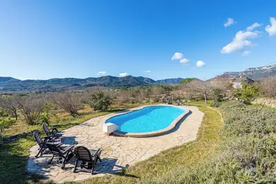 Image de Maison de campagne \"Mas Fullat\" avec vue sur la montagne, Wi-Fi et climatisation