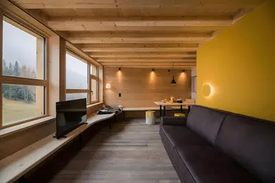 Image de Chalet \"Rotwandwiesen 6\" avec vue sur les montagnes, terrasse privée et Wi-Fi
