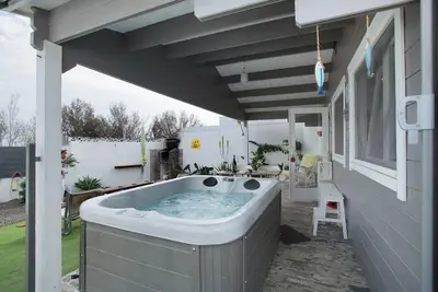 Image de Puerto Escondido' avec piscine partagée, terrasse privée et Wi-Fi
