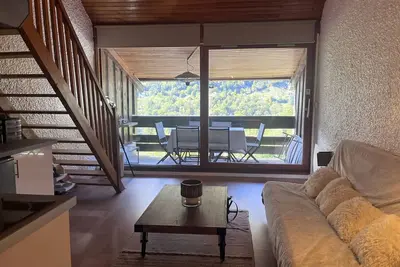 Image de Appartement pour 5 personnes avec vue sur montagnes et village, à Cauterets, proche télécabines