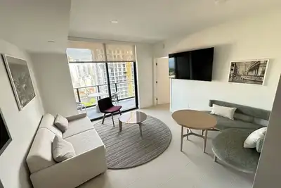 Image de Chic 1-bedroom apartment in superb Miami with WiFi, Ac, fitness room