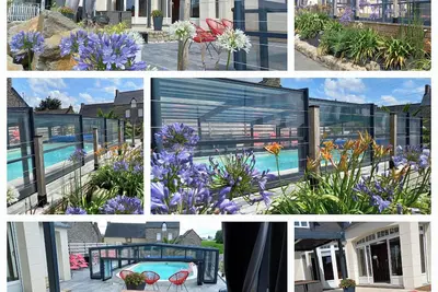 Image de A 2 km de la baie, grande maison avec piscine couverte et jardin clos