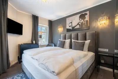 Image de Double-Standard-Salle de bain privée séparée-Vue plage