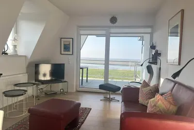 Image de Vacation apartment 9 in Haus Düne 1 in Cuxhaven Duhnen - 2 bedrooms, 2 bathrooms with shower, 2 balconies and full sea view