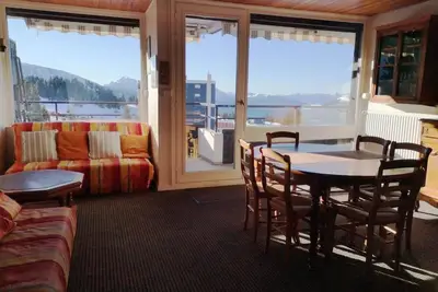 Image de À 50m des pistes de ski, 6ème étage, balcon, télévision, casier à ski, 57m², Chamrousse