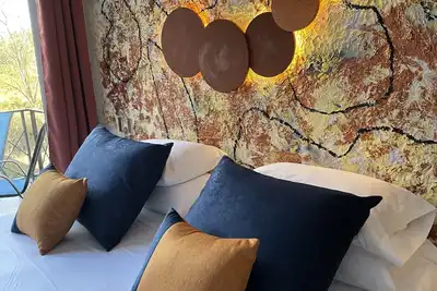 Image de Appart stylé 2 chambres lit King size vue piscine