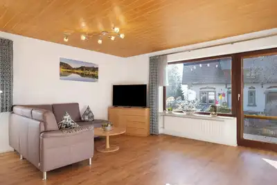Image de Appartement 'Mit Terasse 110qm' avec vue sur les montagnes, terrasse privée et Wi-Fi