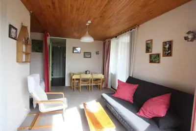 Image de À 300m des pistes de ski, 5ème étage, balcon, télévision, casier à ski, 44m², Chamrousse