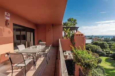 Image de Appartement 'Con Piscina' avec vue sur la mer, Wi-Fi et climatisation