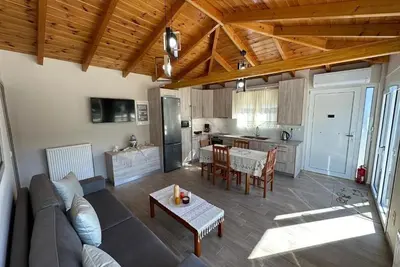 Image de Charming 1-bedroom apartment with WiFi, Ac in wonderful Vrisi