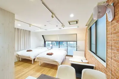 Image de 5person room2 double beds  sofa bed4minute wa / Minato-ku Tokyo