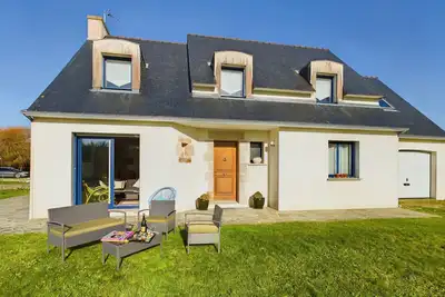 Penmarch Kerity, maison pour 9 avec jardin