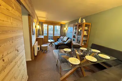 Image de Avoriaz appartement 3 pièces, 2 chambres grand salon, rénové en 2024