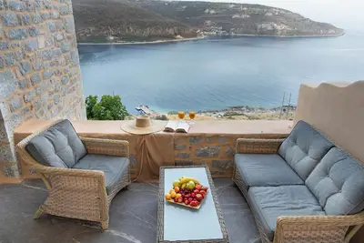 Image de King Suite with Panoramic Sea View | Akrolithi Guesthouse