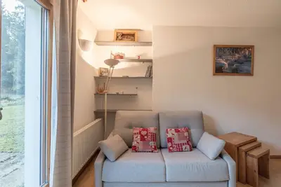 Image de Studio « Le Grand Tetras A3 » avec vue montagne, piscine partagée et Wi-Fi