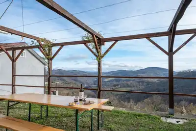 Image de Maison de vacances avec bain Ă remous, Wifi, Tv, patio, animaux admis, vue panoramique, parking