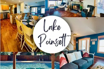 New! Private Lake Front & Pool. Entire 4 Br Home