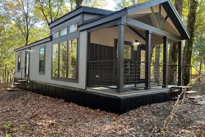 Image de Cozy modern lake cabin on enchanting Eufaula