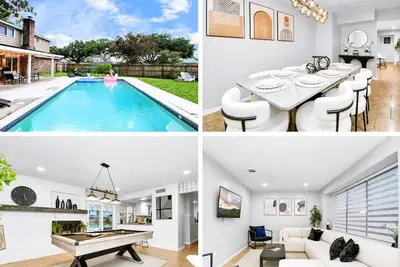 Image de Houston Family Retreat with Hot Tub Pool Firepit