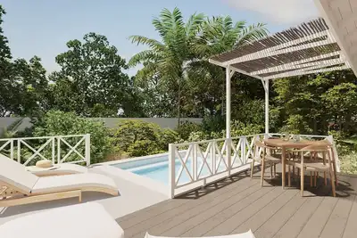 Image de Deluxe honeymoon bungalow with private pool @ Botanique Dive Resort