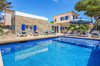 Image de Villa Azul with private pool at Cala LlombardsVilla Azul holiday house with private pool at Cala Llombards