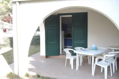 Image de Villa avec jardin privé et cheminée