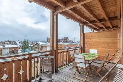 Image de Appartement familial rénové, quartier Alpe d'Huez, orientation sud