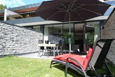 Appartement avec jardin, avec accès au sauna