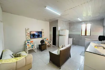 Image de 1 Bedroom House In Bertioga Farmhouses Beautiful View 2. 5 km from the beach!