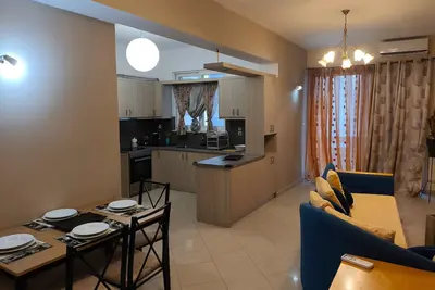 Image de Appartement 'Odysseas Nea Chora' avec vue mer, Wi-Fi et climatisation