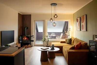 Image de Bergpanorama - Bergpanorama apartment in Winterberg-Niedersfeld with balcony, fireplace and parking space