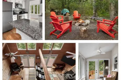 Image de Loft, Wood Stove, Fire Pit, Grill & Deck on Creek