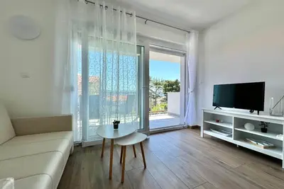 Image de Apartment Goldie 2° in town Krk with sea view, close to the center, Air conditioning and Wi-Fi